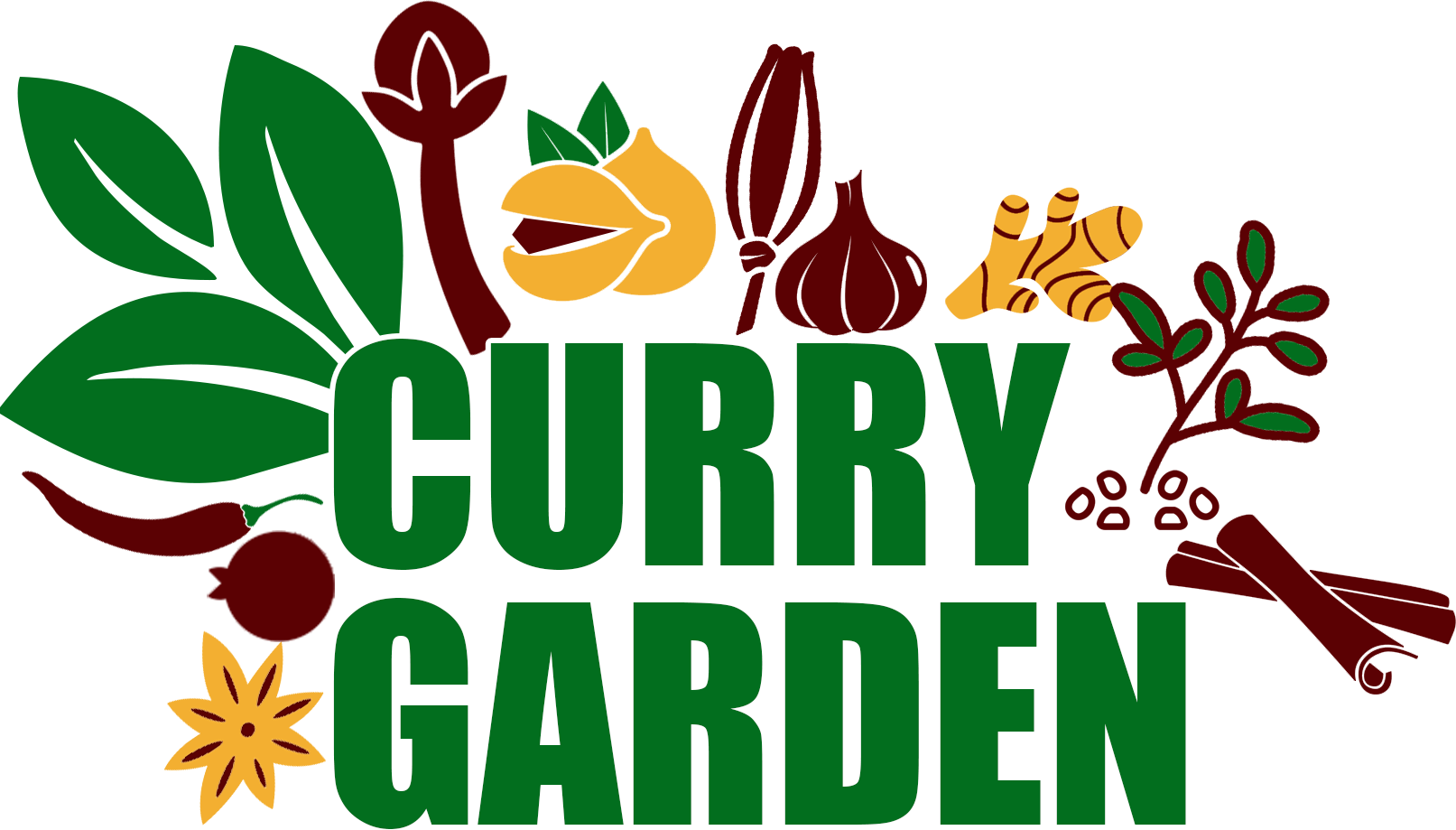 Curry Garden Logo - Indian Nepali restaurant located in Noda, Chiba